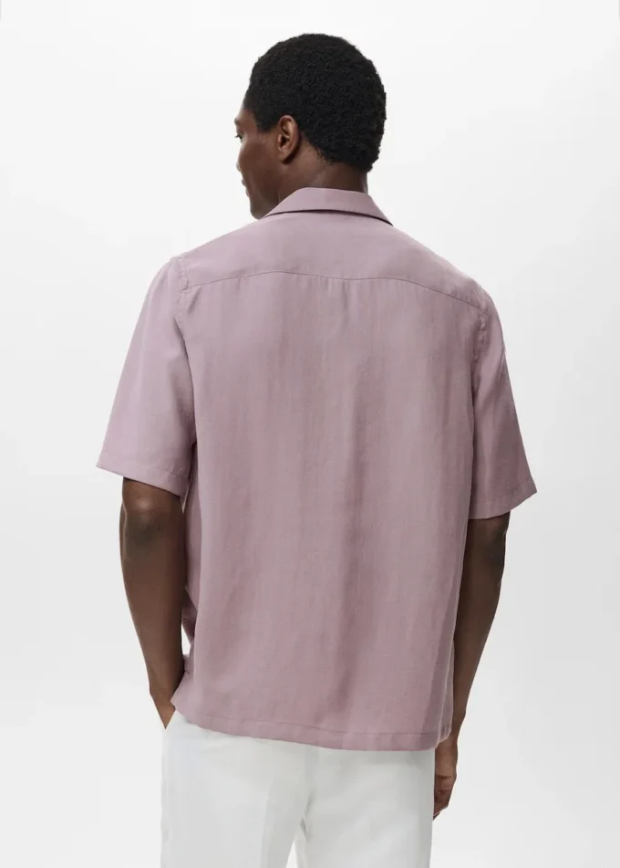Chemise en lyocell avec poche