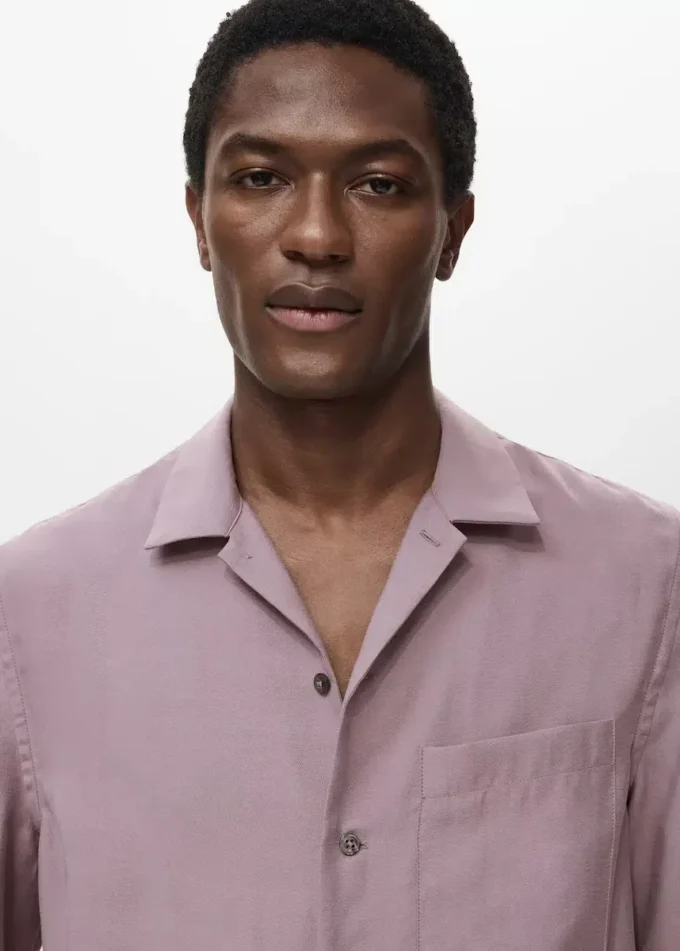 Chemise en lyocell avec poche