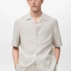 Chemise en lyocell coupe classique