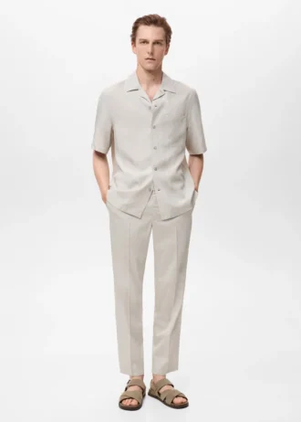 Chemise en lyocell coupe classique Chemise en lyocell coupe classique