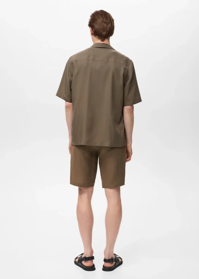 Chemise en lyocell coupe classique