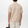 Chemise en maille ajourée