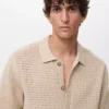 Chemise en maille ajourée