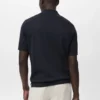 Chemise en maille côtelée