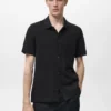 Chemise en maille structurée Chemise en maille structurée
