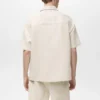 Chemise en mélange lin-coton