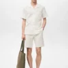 Chemise en seersucker coupe classique