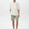 Chemise à fines rayures effet froissé Chemise à fines rayures effet froissé