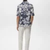 Chemise à fleurs effet froissé Chemise à fleurs effet froissé