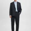 Chemise habillée slim fit en coton Giza à rayures Chemise habillée slim fit en coton Giza à rayures
