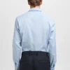Chemise habillée slim fit en coton Giza à rayures Chemise habillée slim fit en coton Giza à rayures
