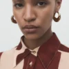 Chemise à imprimé géométrique