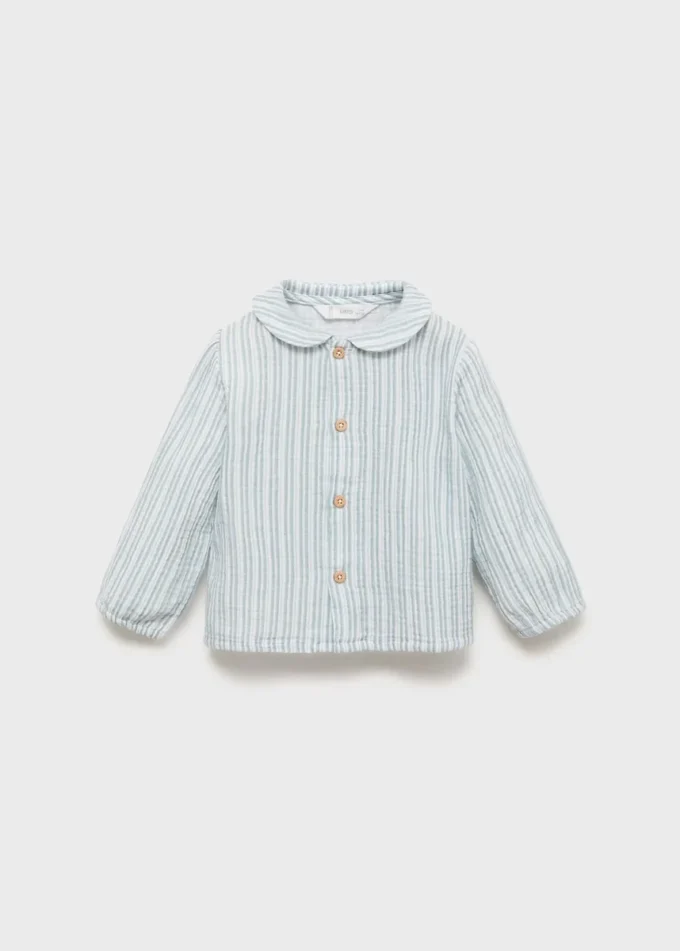 Chemise à imprimé rayé