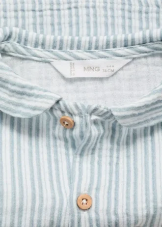 Chemise à imprimé rayé