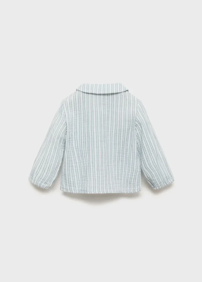 Chemise à imprimé rayé