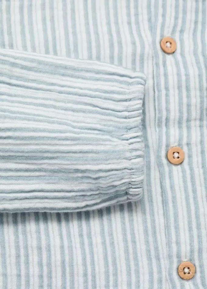 Chemise à imprimé rayé