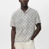 Chemise imprimée à coupe décontractée Chemise imprimée à coupe décontractée