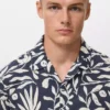Chemise imprimée à coupe décontractée