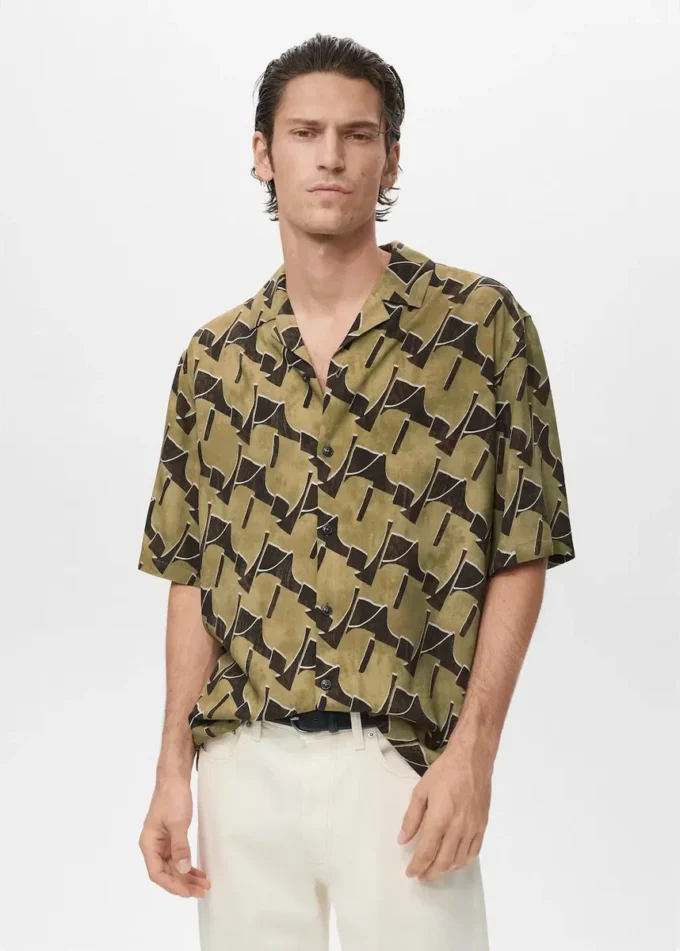 Chemise imprimée fluide