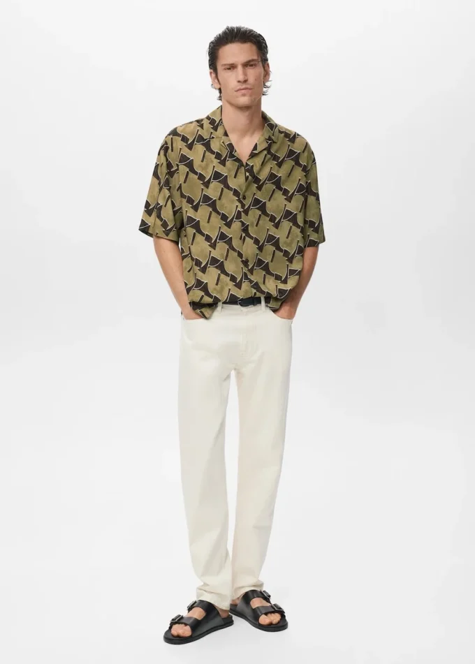Chemise imprimée fluide