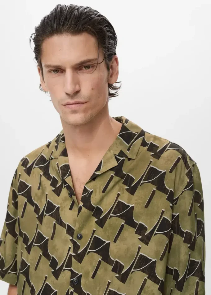 Chemise imprimée fluide