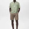 Chemise imprimée fluide à coupe décontractée