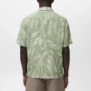 Chemise imprimée fluide à coupe décontractée
