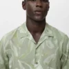 Chemise imprimée fluide à coupe décontractée
