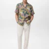 Chemise imprimée à manches courtes