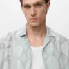 Chemise imprimée à manches courtes