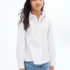 Chemise longue en coton
