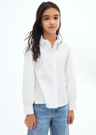 Chemise longue en coton