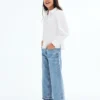 Chemise longue en coton