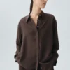 Chemise oversize 100 % soie
