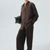 Chemise oversize 100 % soie