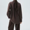 Chemise oversize 100 % soie