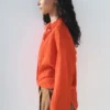 Chemise oversize à effet froissé
