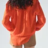 Chemise oversize à effet froissé