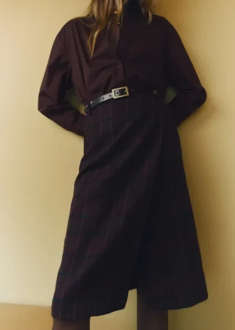 Chemise oversize en popeline