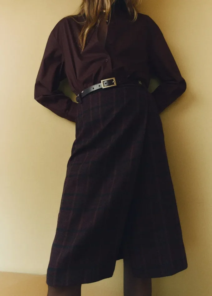 Chemise oversize en popeline