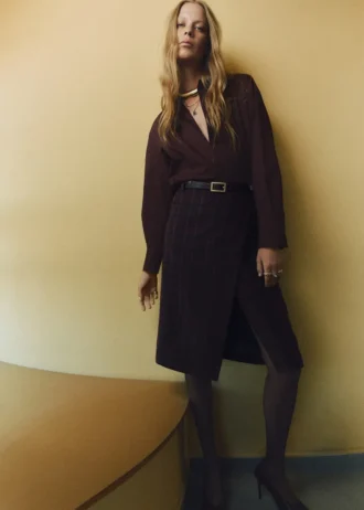 Chemise oversize en popeline