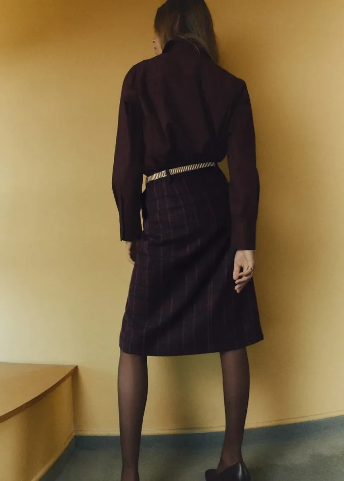 Chemise oversize en popeline