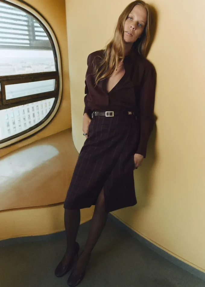 Chemise oversize en popeline