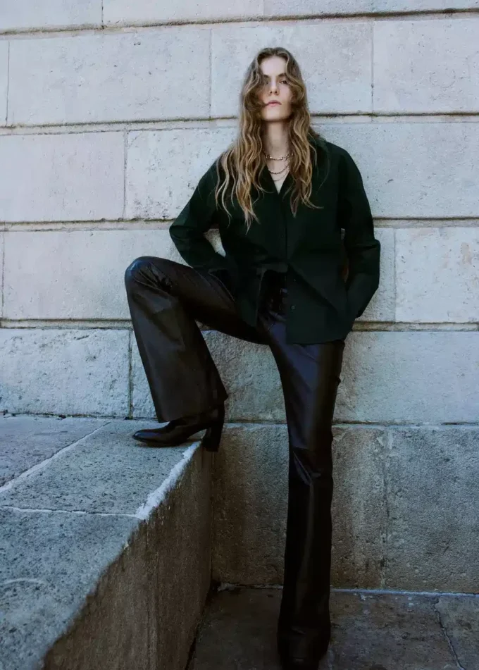 Chemise oversize à poche