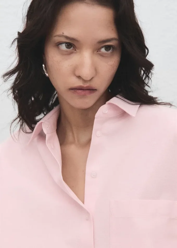 Chemise oversize à poche