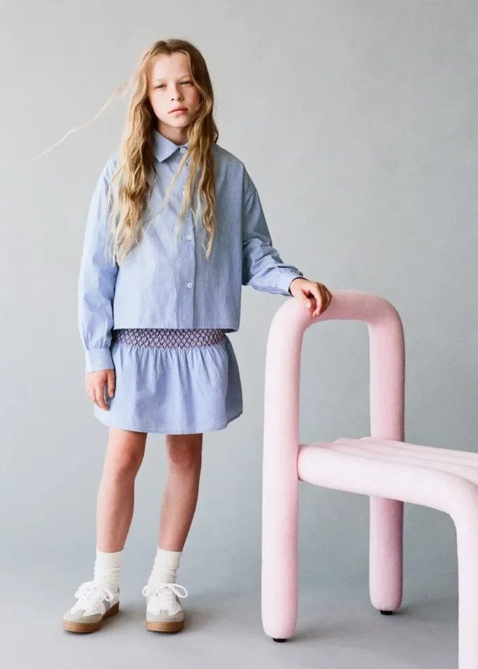 Chemise oversize à rayures