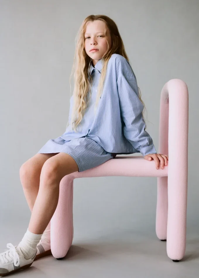 Chemise oversize à rayures