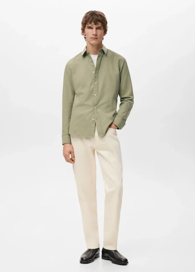 Chemise Oxford 100 % coton