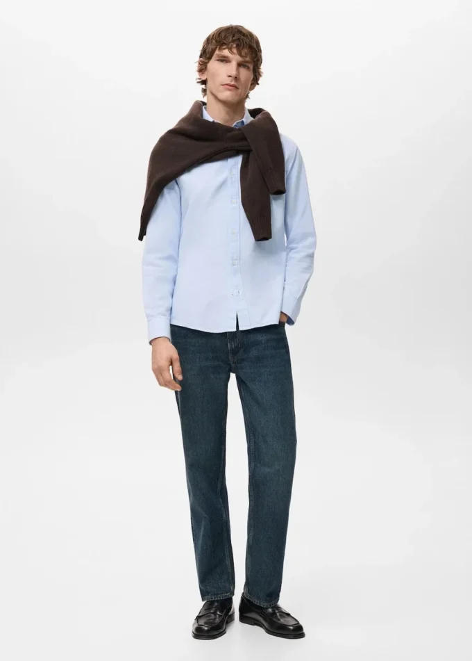 Chemise Oxford 100 % coton