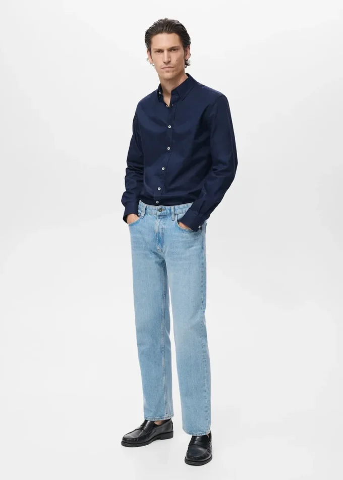 Chemise Oxford 100 % coton